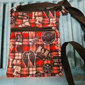 Supernatural Satchel, red and black plaid